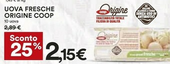 Coop Uova offerta