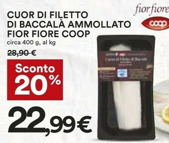 Coop Baccalà offerta