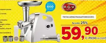 Todis R.G.V Trita Carne/Passa Pomodoro offerta