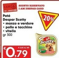 Despar Cibo per cani offerta