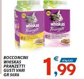 Vivo Supermercati Whiskas Cibo per gatti offerta