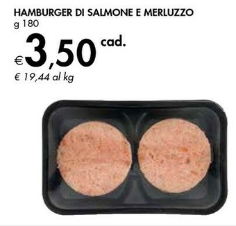 Bennet Hamburger Di Salmone E Merluzzo offerta