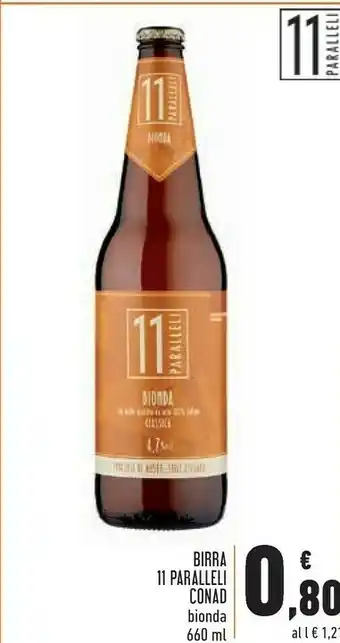 Conad Birra 11 Paralleli 660 Ml