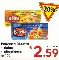 Despar Beretta Pancetta offerta