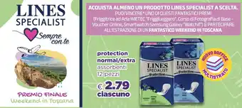 Acqua & Sapone Lines Specialist protection normal/extra assorbenti 12 pezzi offerta