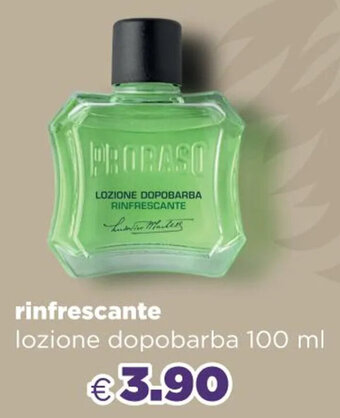Acqua & Sapone Proraso rinfrescante lozione dopobarba 100 ml offerta