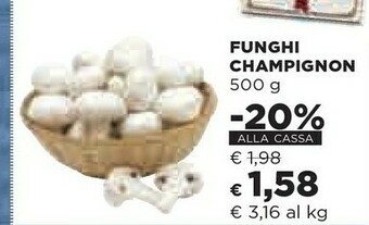 Coop Funghi champignon offerta