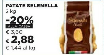 Coop Selenella Patate offerta