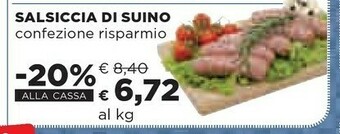 Coop Salsicce offerta