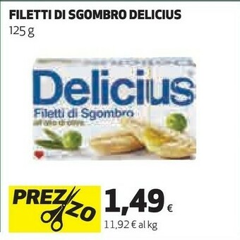 Coop Delicius Filetti di sgombro offerta