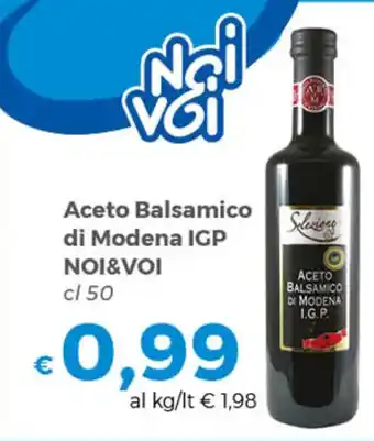 Tocal Noi&Voi Aceto Balsamico di Modena IGP cl 50 offerta