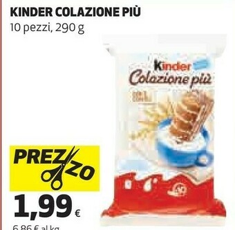 Coop Kinder Colazione Più offerta