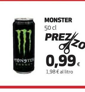 Coop Monster Energy drink offerta