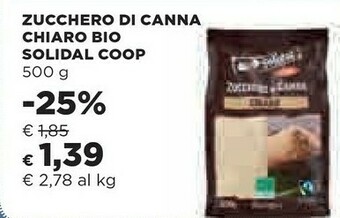 Coop Zucchero di canna offerta