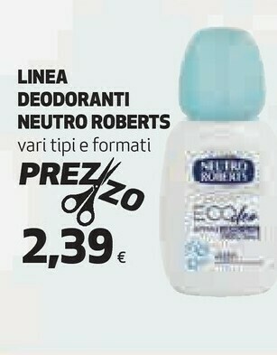 Coop Neutro Roberts Deodorante offerta