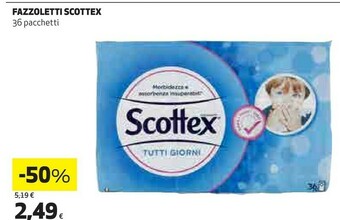 Coop Scottex Fazzoletti offerta
