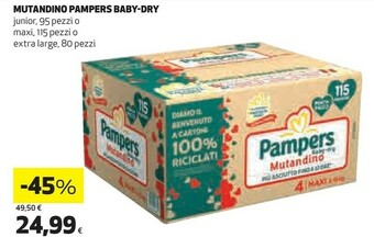 Coop Pampers Baby Dry offerta