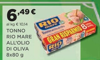 Coop Rio Mare Tonno Rio mare offerta