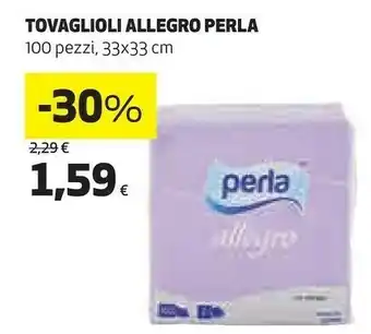 Coop Perla Tovaglioli offerta