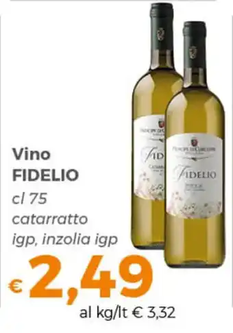 Fidelio Vino cl 75 catarratto igp, inzolia igp