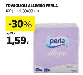 Coop Perla Tovaglioli offerta