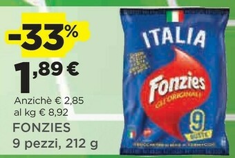 Coop Fonzies Snack offerta