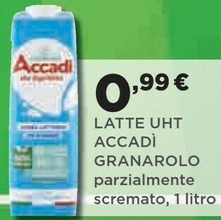 Coop Accadì Latte Granarolo offerta