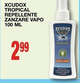 Xcudox tropical repellente zanzare vapo 100 ml