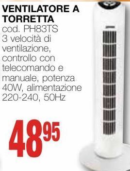 Mondo Brico Ventilatore a torretta offerta