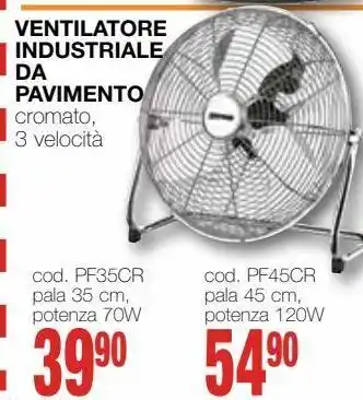 Mondo Brico Ventilatore industriale da pavimento offerta