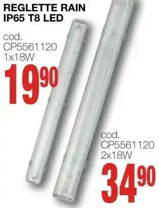 Mondo Brico Reglette rain ip65 t8 led offerta