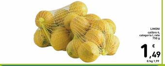 Spazio Conad Limoni offerta