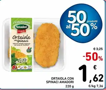 Spazio Conad Ortaiola con spinaci amadori offerta