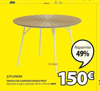 JYSK Tavolo da giardino offerta