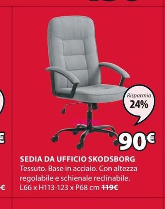 JYSK Sedia da ufficio offerta