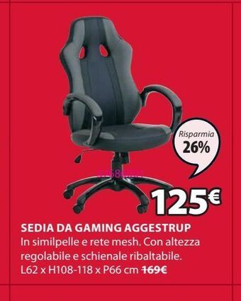 JYSK Sedia da ufficio offerta