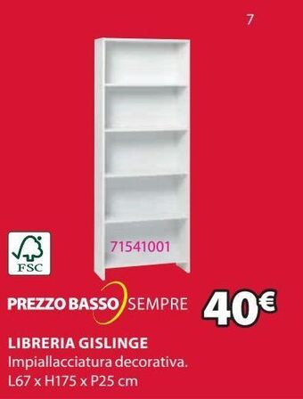 JYSK Libreria offerta