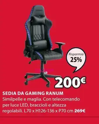 JYSK Sedia da ufficio offerta