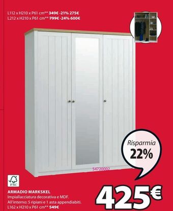 JYSK Armadio offerta