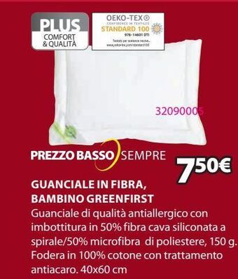 JYSK Guanciale in fibra offerta