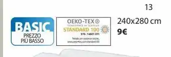 JYSK Lenzuola 240x280cm offerta