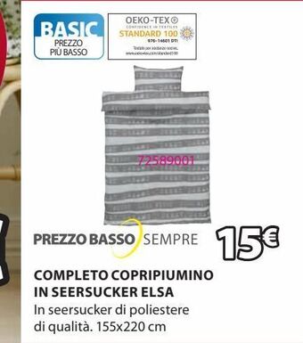 JYSK Completo copripiumino offerta