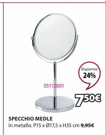 JYSK Specchio offerta