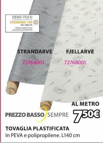 JYSK Tovaglia plastificata offerta