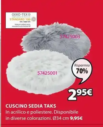 Cuscino per sedia