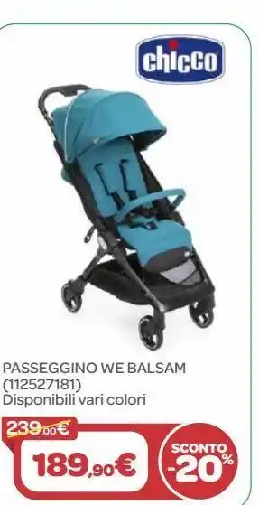 Bimbo Store Passeggino we balsam chicco offerta