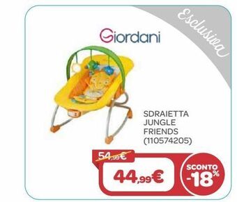 Bimbo Store Sdraietta jungle friends offerta