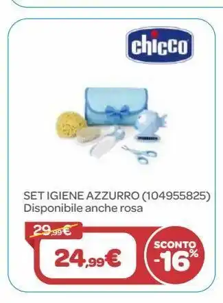 Bimbo Store Set igiene azzurro chicco offerta