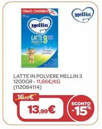 Bimbo Store Latte in polvere mellin 3 offerta