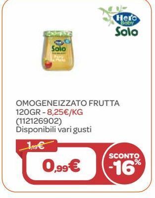 Bimbo Store Omogeneizzato frutta offerta